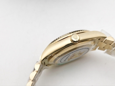 DayDate 40mm 228238 904L Flt Wt YG/YG Gold/Rm KF VR3255