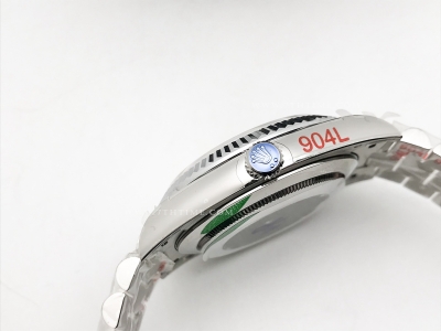 DayDate 40mm 904L Flt SS/SS Silv/Stk GMF VR3255