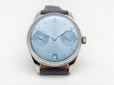 Portugieser Auto 7 Days IW500703 SS/LE L-Blue/Num APSF A52010