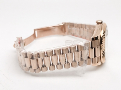 DayDate 40mm 228235 904L Flt Wt RG/RG R-Gold/Dia KF VR3255