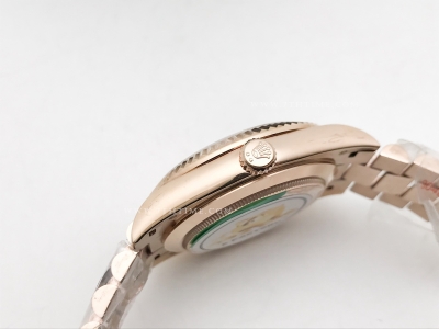 DayDate 40mm 228235 904L Flt Wt RG/RG R-Gold/Dia KF VR3255