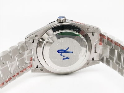 DayDate 40mm 904L Flt SS/SS L-Blue-E/Stk GMF VR3255