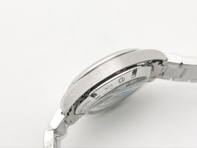 Aqua Terra 40mm SS/SS Wht Stripe/Blue JVS A8500