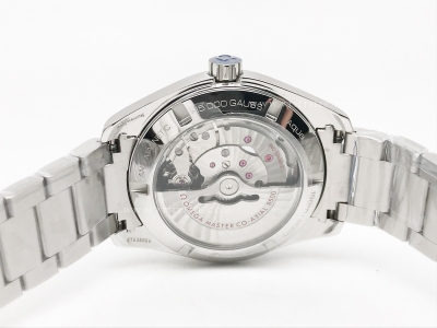 Aqua Terra 40mm SS/SS Blue Wavy/Gold JVS A8500