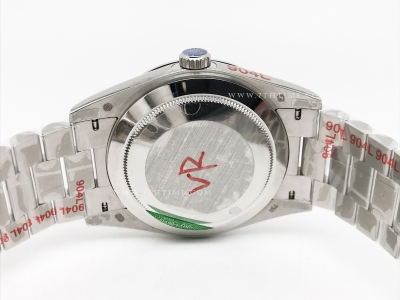 DayDate 40mm 904L Flt SS/SS Grn/Ara GMF VR3255