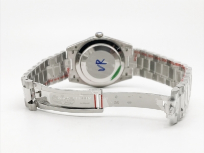 DayDate 40mm 904L Flt SS/SS Blk/Dia GMF VR3255