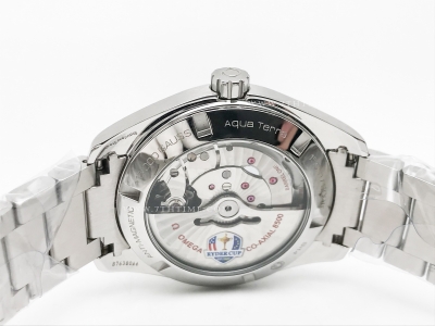 Aqua Terra 2015 41mm SS/SS Wht/Blue JVS A8508