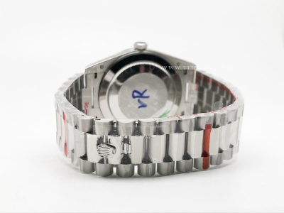 DayDate 40mm 904L Flt SS/SS M-Wht/Dia GMF VR3255