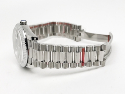 DayDate 40mm 904L Flt SS/SS M-Blk/Dia GMF VR3255