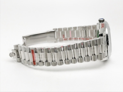 DayDate 40mm 904L Flt SS/SS M-Blk/Dia GMF VR3255