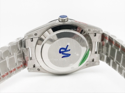 DayDate 40mm 904L Flt SS/SS Silv/Rm GMF VR3255