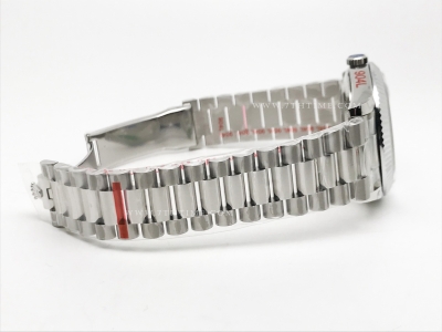 DayDate 40mm 904L Flt SS/SS Blk/Rm GMF VR3255