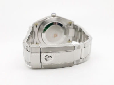 DJ2 41mm 126334 Oys Flt 904L SS/SS HC-Grn/Stk EWE A3235