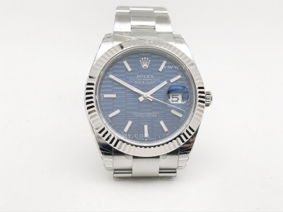 DJ2 41mm 126334 Oys Flt 904L SS/SS HC-Blue/Stk EWE A3235