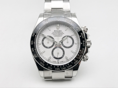 Daytona 126500 904L SS/SS White/Stk APF DD4801