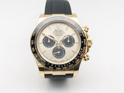 Daytona 126518LN 904L YG/RU Gold/Stk VSF DD4131