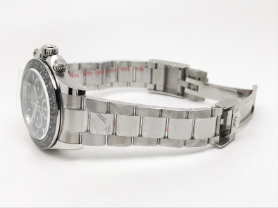 Daytona 126500 904L SS/SS Black/Stk APF DD4801