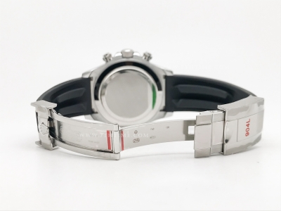 Daytona 116519LN Wt SS/RU Met/Stk SWF V2 SH4130