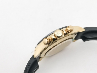 Daytona 116518LN Wt YG/RU Met/Stk SWF V2 SH4130