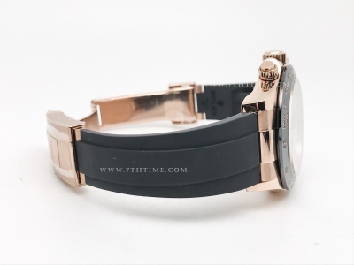 Daytona 116515LN Wt RG/RU Met/Stk SWF V2 SH4130