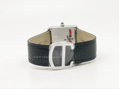 Cartier Tank Solo Small SS/LE Wht AF Swiss Qtz