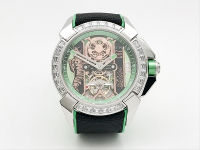 Jacob & Co CR7 Epic X Dia SS/NY/RU Green TWF JR2301