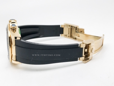 Daytona 126518 YG/RU Wht/Stk FF A7750