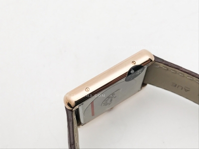 Cartier Tank Solo Large Dia RG/LE Wht AF Swiss Qtz