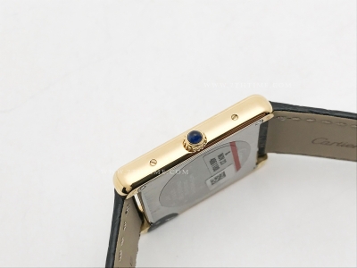 Cartier Tank Solo Large YG/LE Wht AF Swiss Qtz