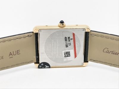 Cartier Tank Solo Large YG/LE Wht AF Swiss Qtz