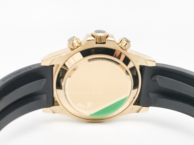 Daytona 126518 YG/RU Blk/Stk FF A7750