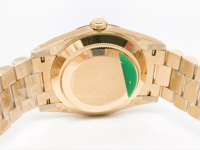 DayDate 40mm 904L Flt Wt YG/YG Wht/Rm/Stk TMF SH3255