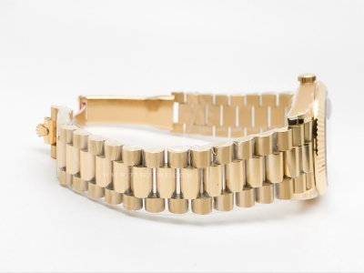 DayDate 40mm 904L Flt Wt YG/YG OGrn/Rm/Stk TMF SH3255