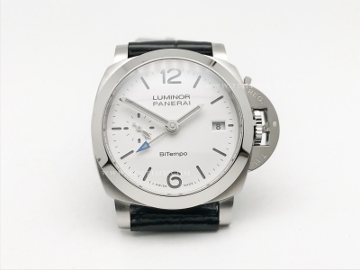 Luminor Quaranta BiTempo 40mm SS/RU White VSF P900