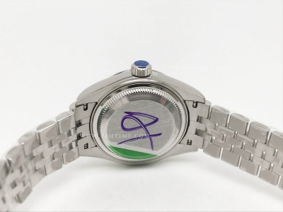 DateJust Ladies 28mm Jub Flt 904L SS/SS White/Stk GMF A2671