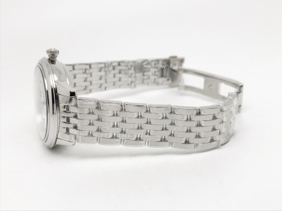 De Ville Prestige 34mm SS/SS Silver VSF A8800