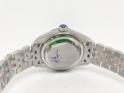 DateJust Ladies 28mm Jub Flt 904L SS/SS Silv/Stk GMF A2671