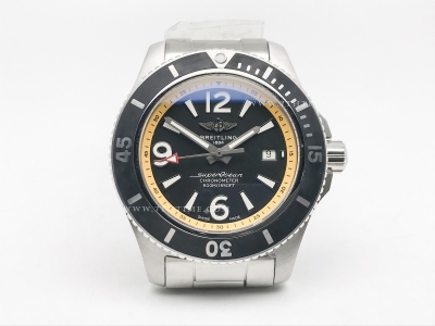 Superocean 44mm V2 SS/SS Black/Yellow TF Asia 2824