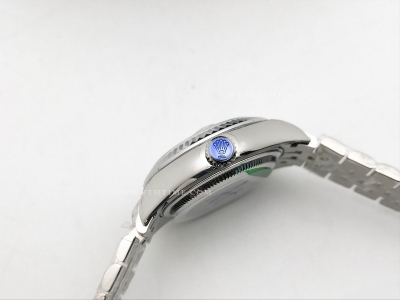 DateJust Ladies 28mm Jub Flt 904L SS/SS Grey/Stk GMF A2671