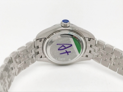 DateJust Ladies 28mm Jub Flt 904L SS/SS Grey/Stk GMF A2671