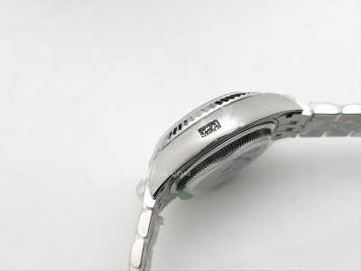 DateJust Ladies 28mm Jub Flt 904L SS/SS Black/Stk GMF A2671