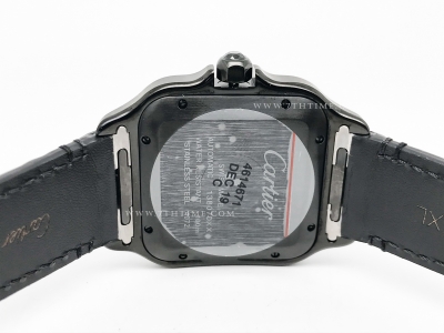 Santos De Cartier 2018 Mens XL DLC/LE Blk BVF MY9019