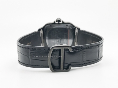 Santos De Cartier 2018 Mens XL DLC/LE Blk BVF MY9019