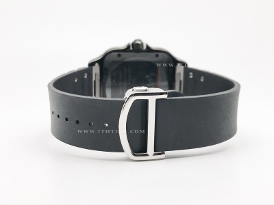 Santos De Cartier 2018 Mens XL DLC/RU Blk BVF MY9019