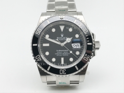 Submariner 126610LN 904L SS/SS Black ZF VR3235