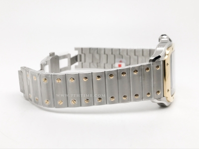 Santos De Cartier 2018 Mens XL YG/SS Grey BVF MY9019