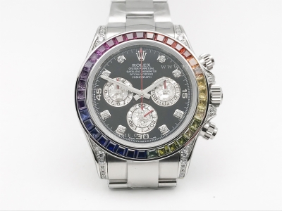 Daytona 116599RBOW Dia SS/SS Blk/Dia ZF SH4130