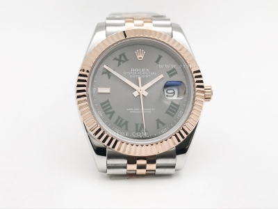 DJ2 41mm 126331 Jub Flt RG/SS Gry/Rm GDF MY8215