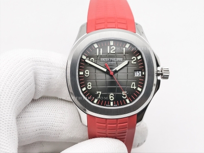 Aquanaut 5167A-012 SS/RU Blk/Red/Num ZF V2 A330