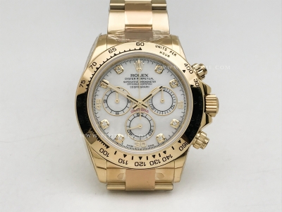 Daytona 116508 YG/YG MOP/Dia OMF Asia 7750